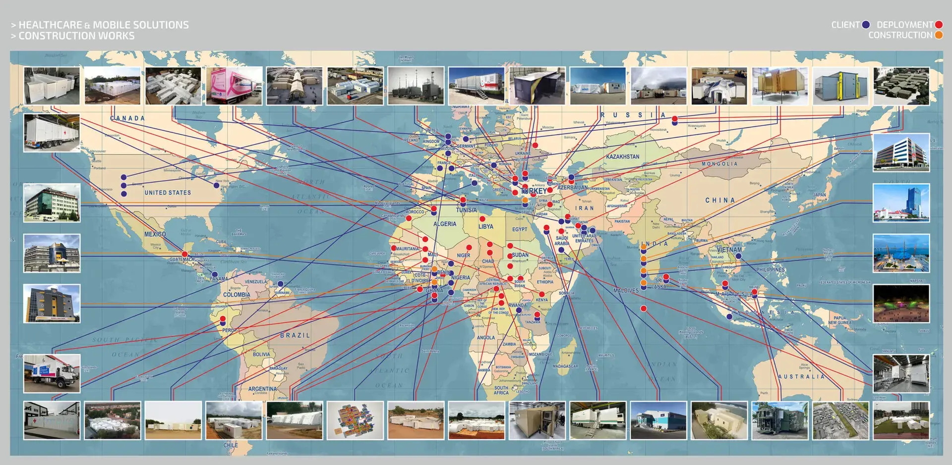 Global Deployment Footprint Map